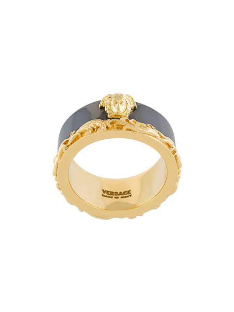 Versace Barocco Border Ring 